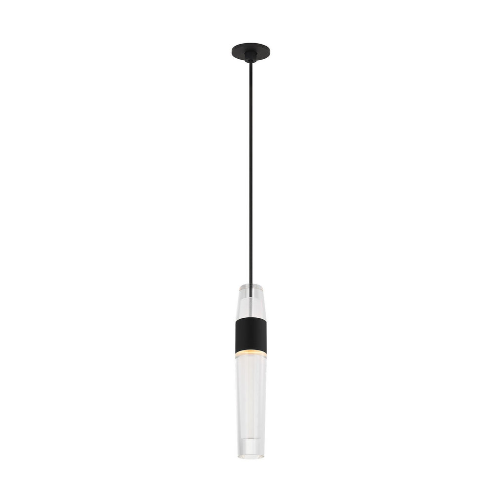 Visual Comfort Modern - SLPD39827B - LED Pendant - Lassell - Nightshade Black