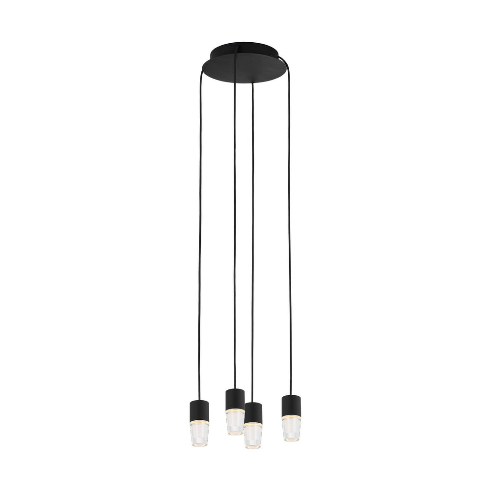 Visual Comfort Modern - SLCH39027B - LED Chandelier - Lassell - Nightshade Black