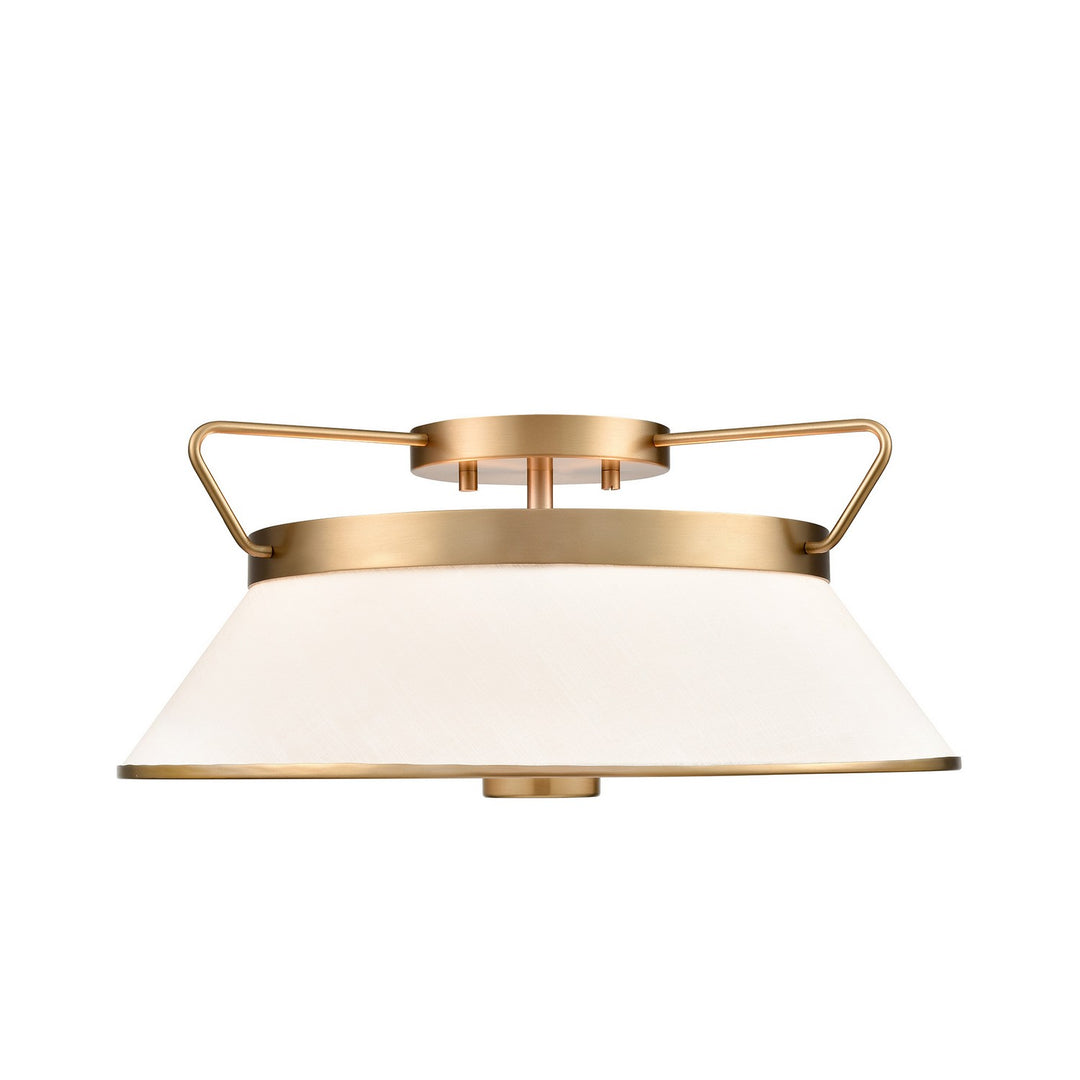 Artcraft Canada - AC11833BB - Two Light Semi Flushmount - Layla - Brushed Brass
