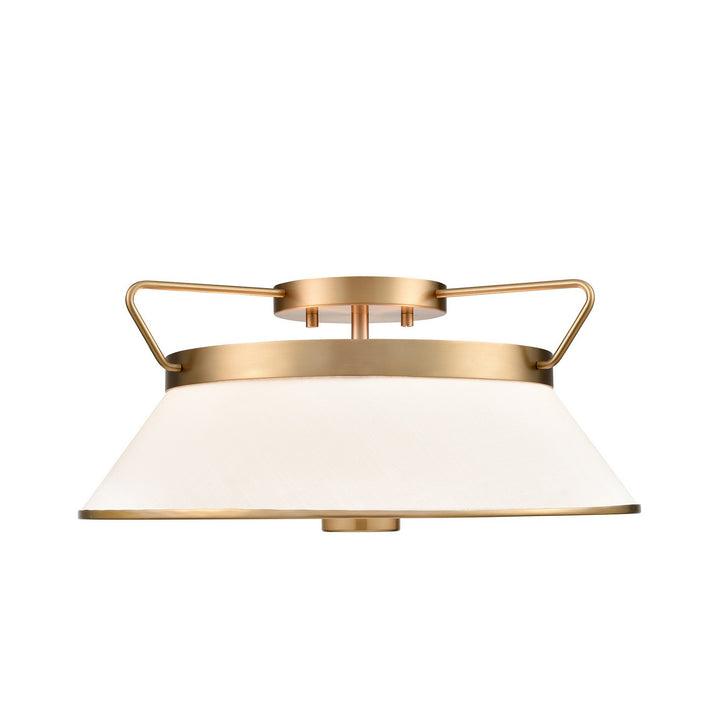 Artcraft Canada - AC11833BB - Two Light Semi Flushmount - Layla - Brushed Brass