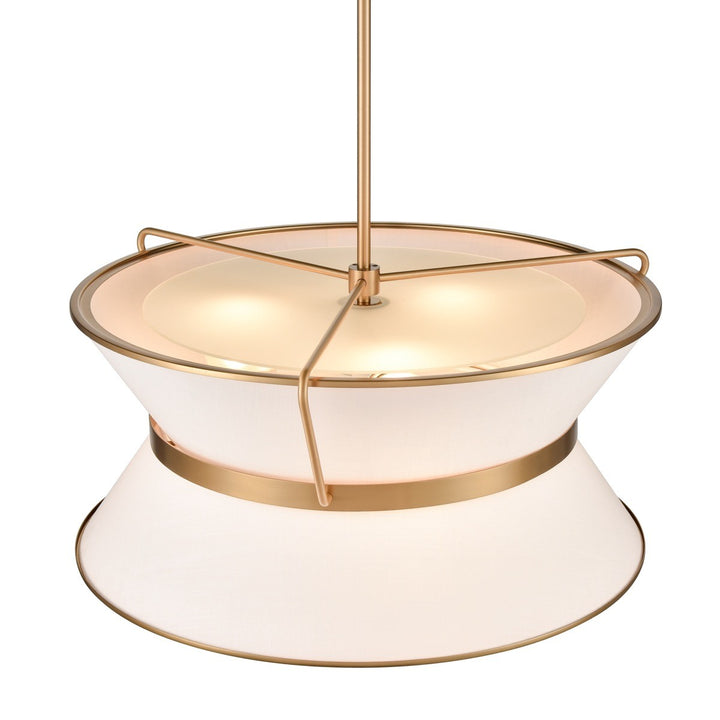 Artcraft Canada - AC11832BB - LED Chandelier - Layla - Brushed Brass