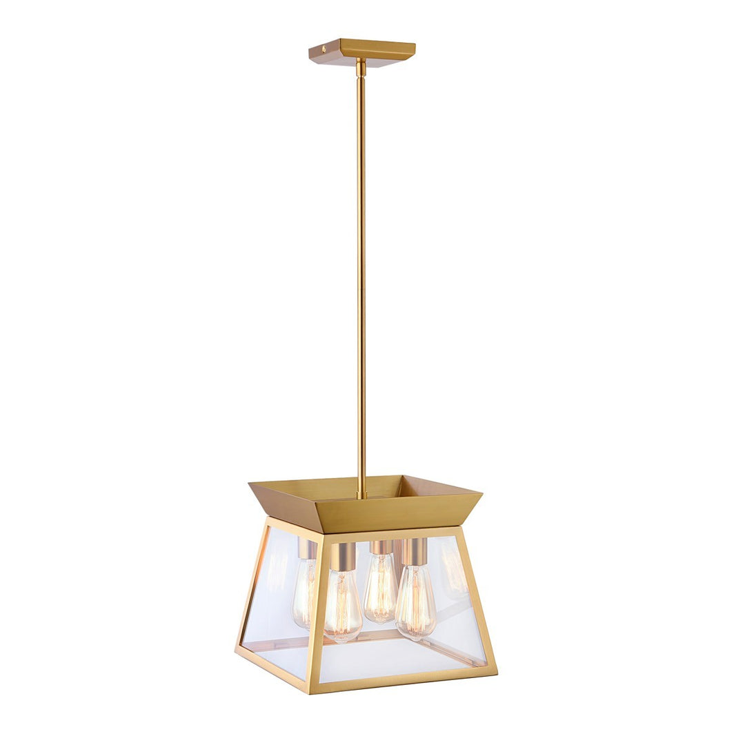 Artcraft Canada - AC11851BB - Four Light Chandelier - Lucian - Brushed Brass