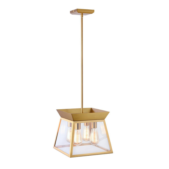 Artcraft Canada - AC11851BB - Four Light Chandelier - Lucian - Brushed Brass