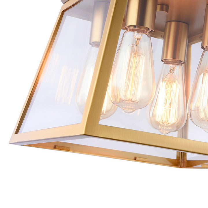 Artcraft Canada - AC11851BB - Four Light Chandelier - Lucian - Brushed Brass