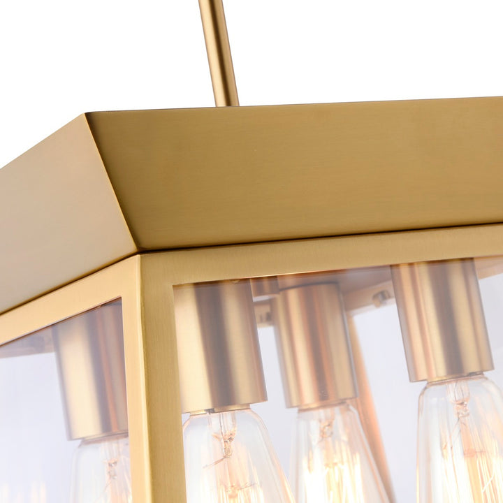 Artcraft Canada - AC11851BB - Four Light Chandelier - Lucian - Brushed Brass