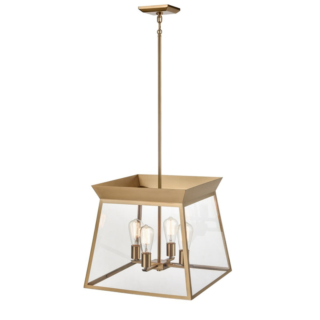 Artcraft Canada - AC11852BB - Four Light Chandelier - Lucian - Brushed Brass