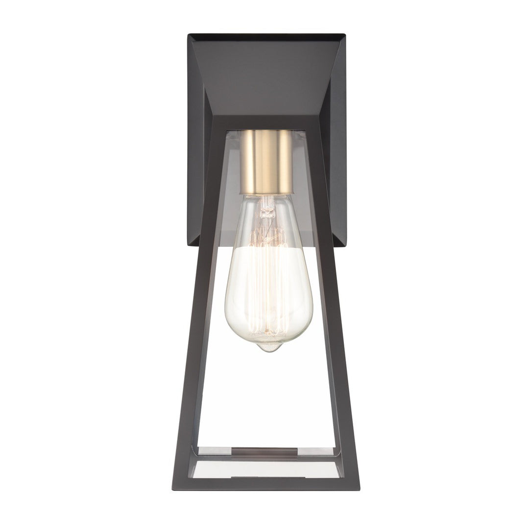 Artcraft Canada - AC11857BK - One Light Wall Sconce - Lucian - Black and Brushed Brass