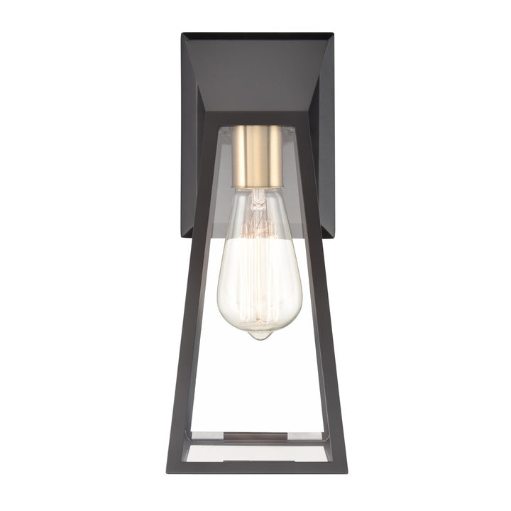 Artcraft Canada - AC11857BK - One Light Wall Sconce - Lucian - Black and Brushed Brass