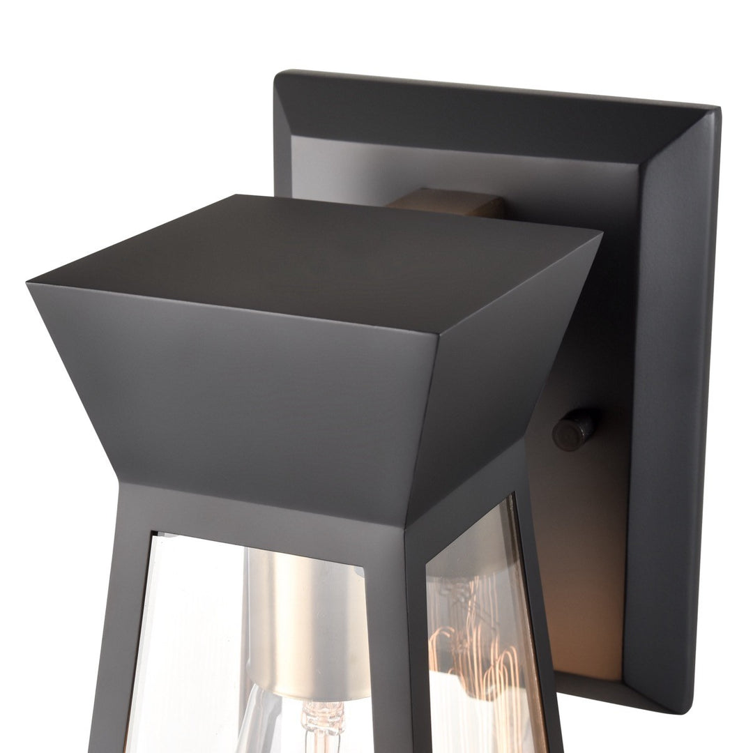 Artcraft Canada - AC11857BK - One Light Wall Sconce - Lucian - Black and Brushed Brass