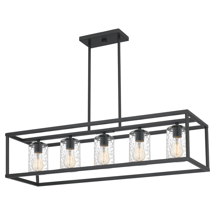 Quoizel - NHR5538OZ - Five Light Linear Chandelier - New Harbor - Old Bronze