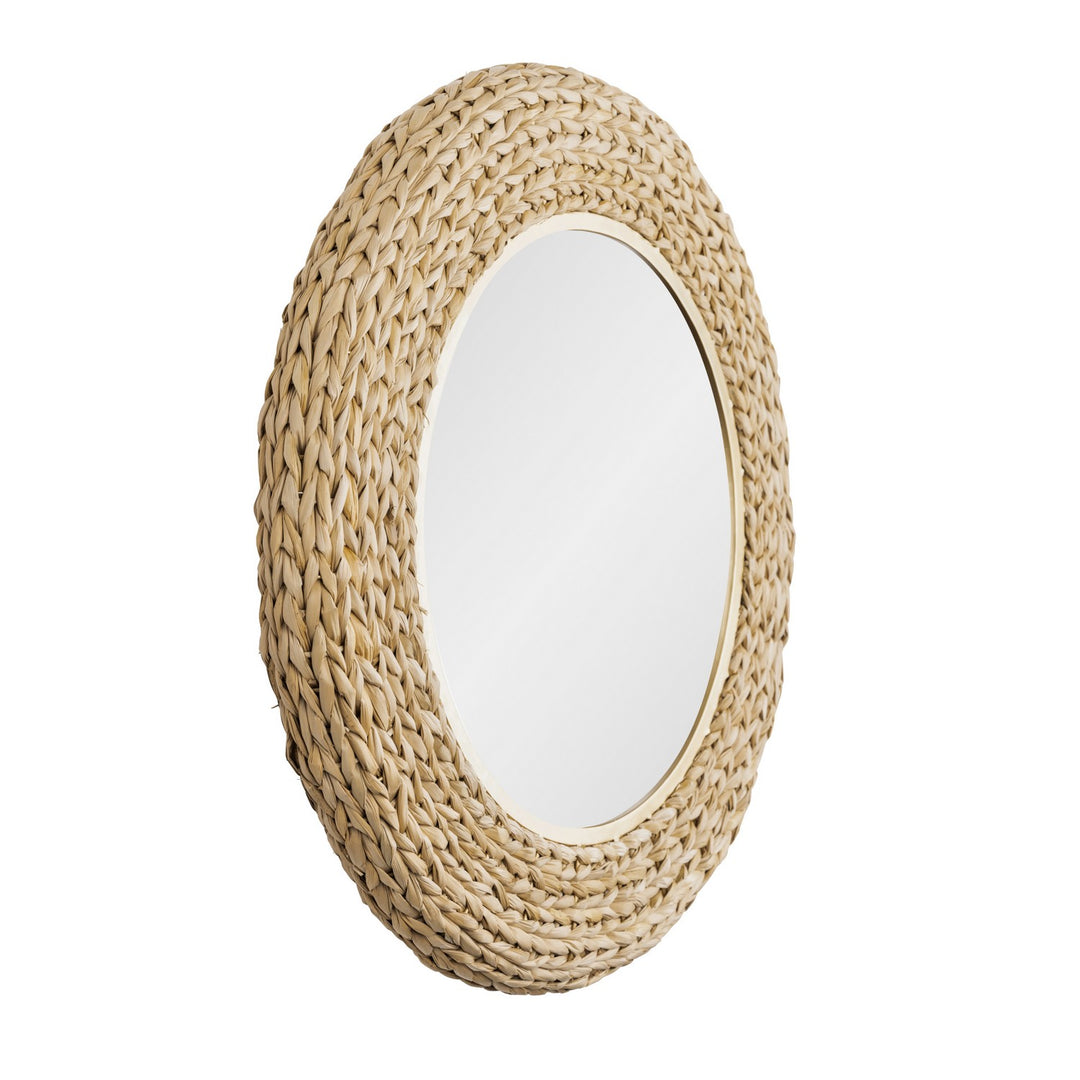 Varaluz - 457MI30FGN - Mirror - Athena - French Gold/Natural Seagrass