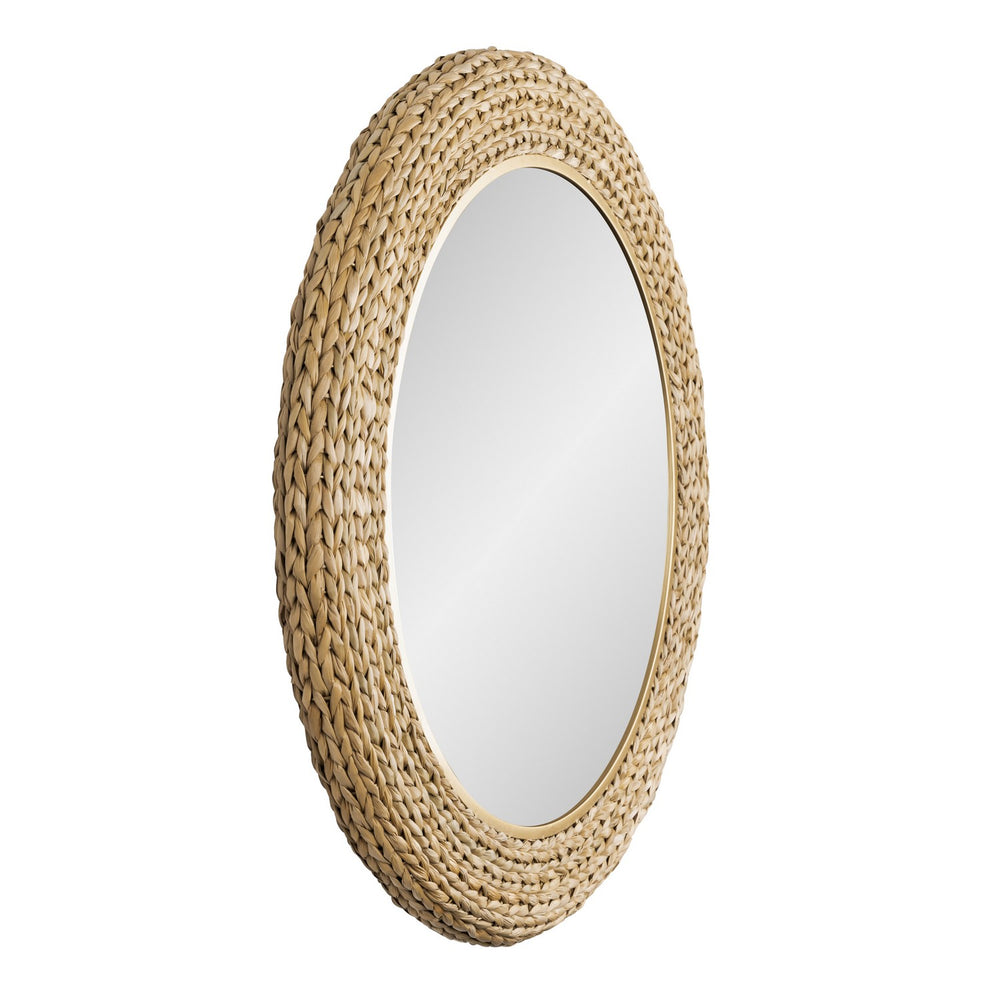 Varaluz - 457MI40FGN - Mirror - Athena - French Gold/Natural Seagrass