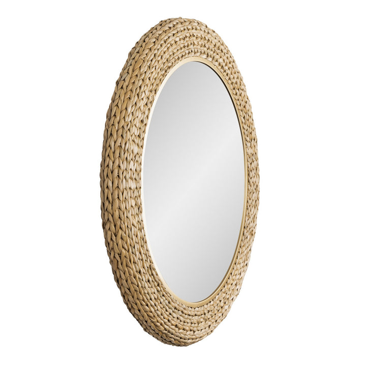 Varaluz - 457MI40FGN - Mirror - Athena - French Gold/Natural Seagrass