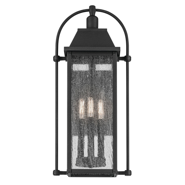 Kichler Canada - 49715BKT - Three Light Outdoor Wall Mount - Harbor Row - Textured Black