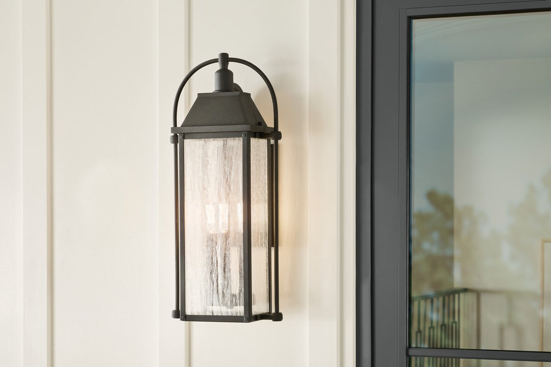 Kichler Canada - 49716BKT - Four Light Outdoor Wall Mount - Harbor Row - Textured Black