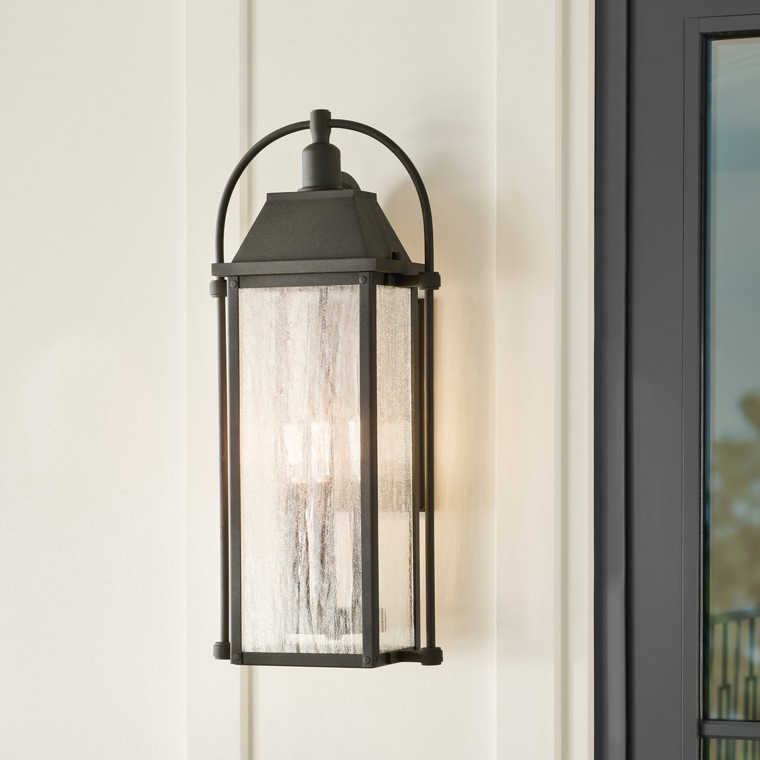 Kichler Canada - 49716BKT - Four Light Outdoor Wall Mount - Harbor Row - Textured Black