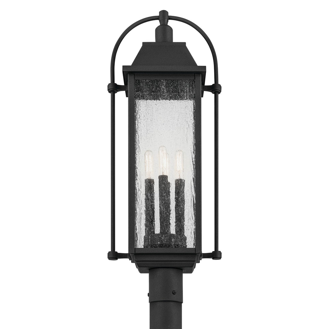 Kichler Canada - 49717BKT - Four Light Outdoor Post Mount - Harbor Row - Textured Black