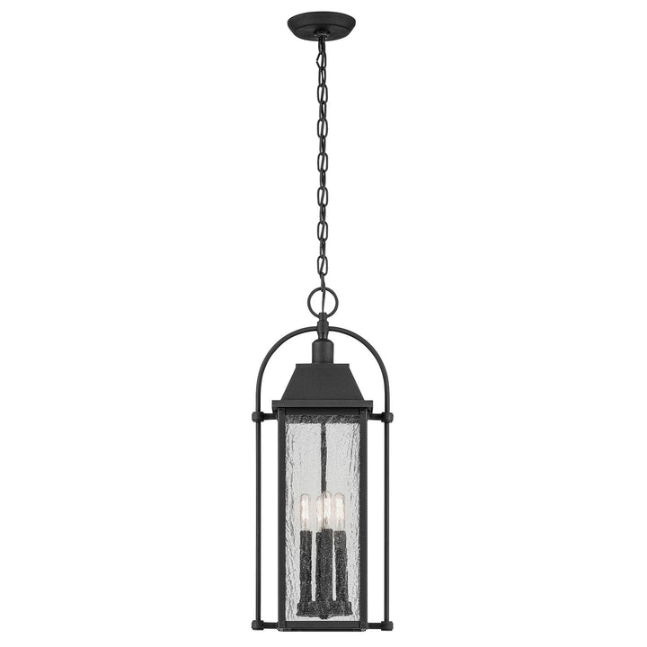 Kichler Canada - 49718BKT - Four Light Outdoor Pendant - Harbor Row - Textured Black