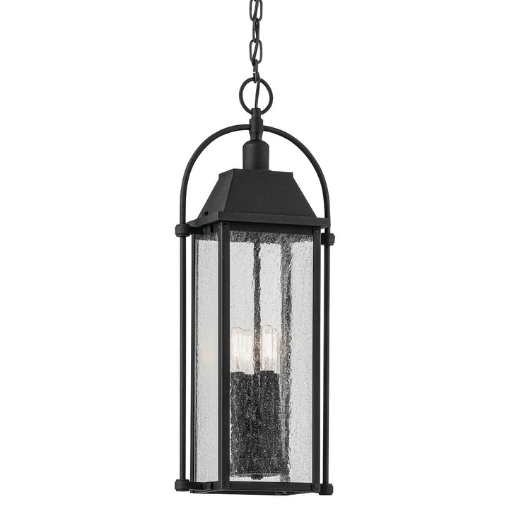 Kichler Canada - 49718BKT - Four Light Outdoor Pendant - Harbor Row - Textured Black