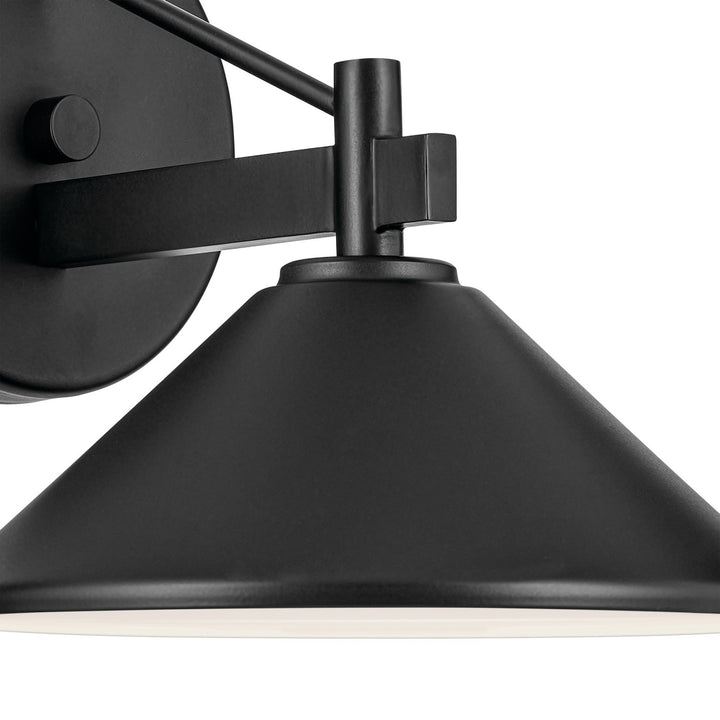 Kichler Canada - 49059BK - One Light Outdoor Wall Mount - Ripley - Black