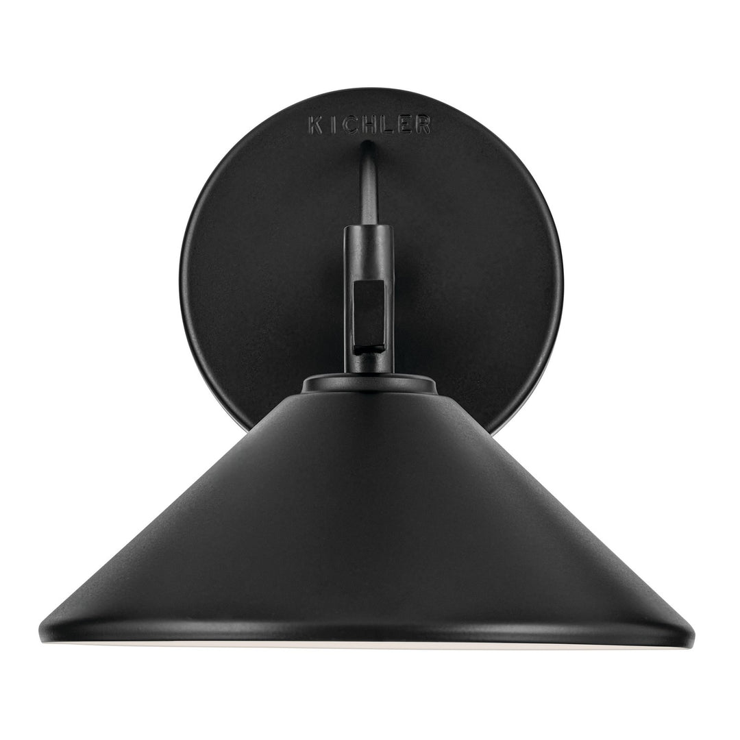 Kichler Canada - 49059BK - One Light Outdoor Wall Mount - Ripley - Black