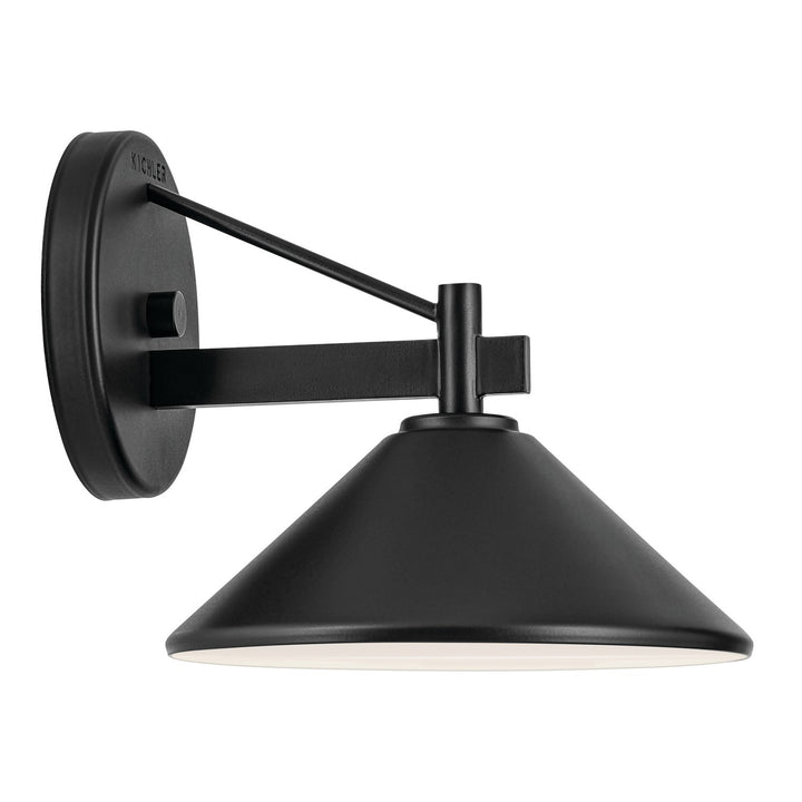 Kichler Canada - 49059BK - One Light Outdoor Wall Mount - Ripley - Black