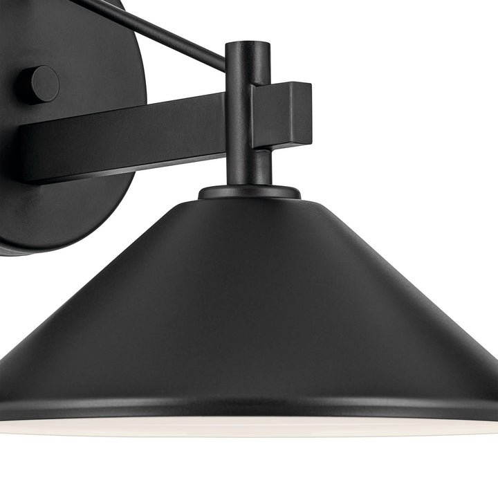 Kichler Canada - 49060BK - One Light Outdoor Wall Mount - Ripley - Black
