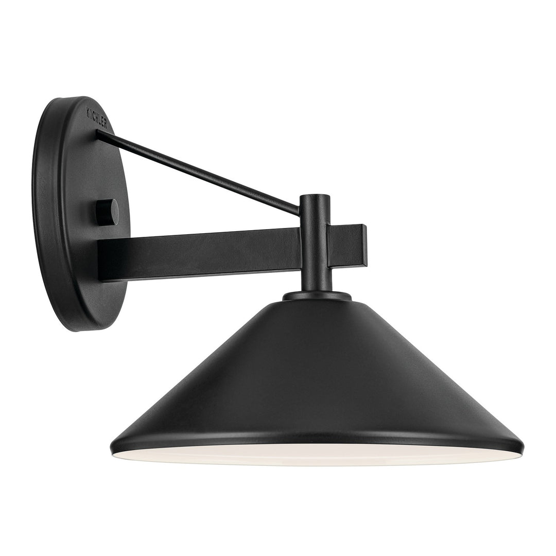 Kichler Canada - 49060BK - One Light Outdoor Wall Mount - Ripley - Black