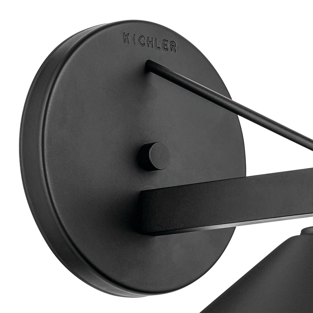 Kichler Canada - 49061BK - One Light Outdoor Wall Mount - Ripley - Black
