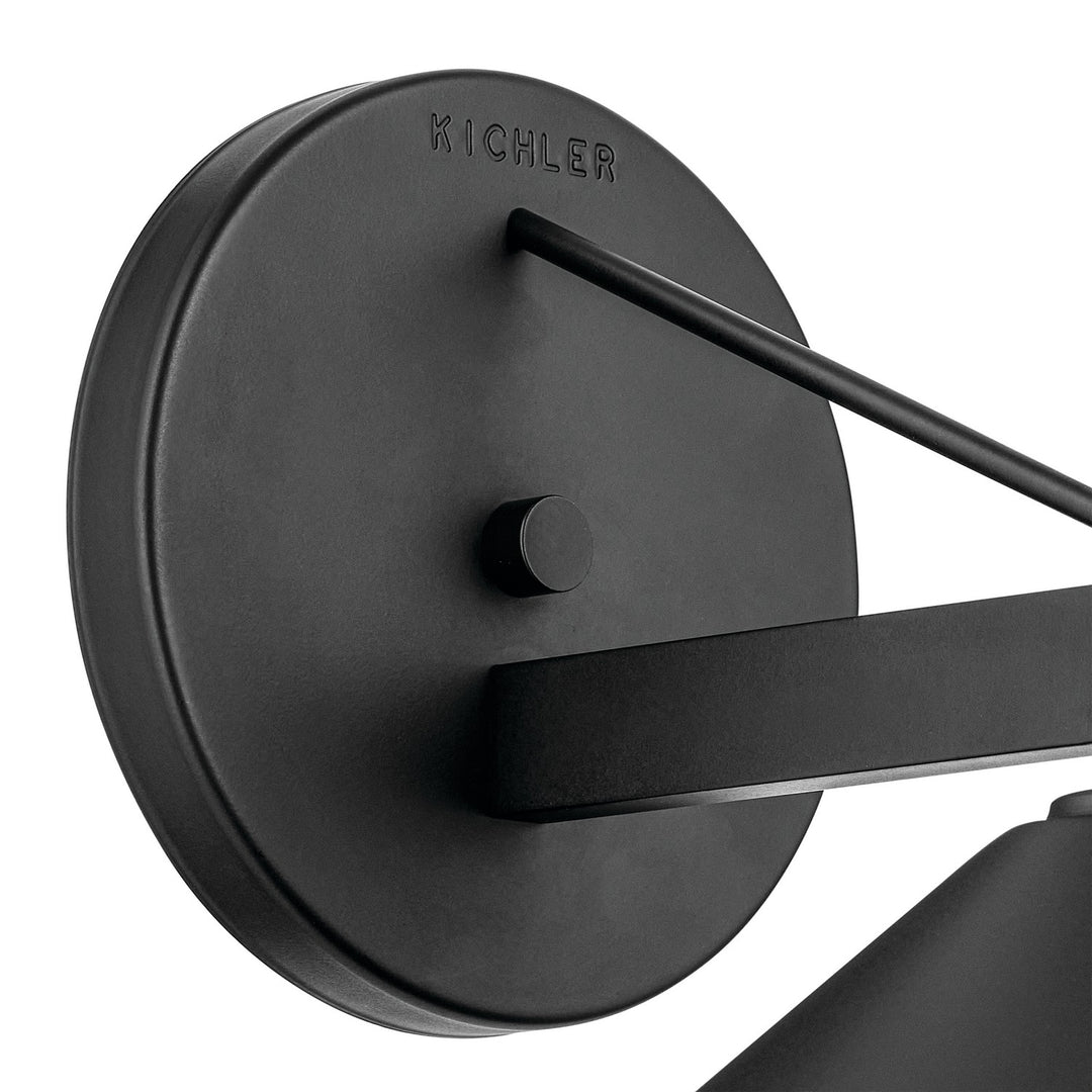 Kichler Canada - 49061BK - One Light Outdoor Wall Mount - Ripley - Black