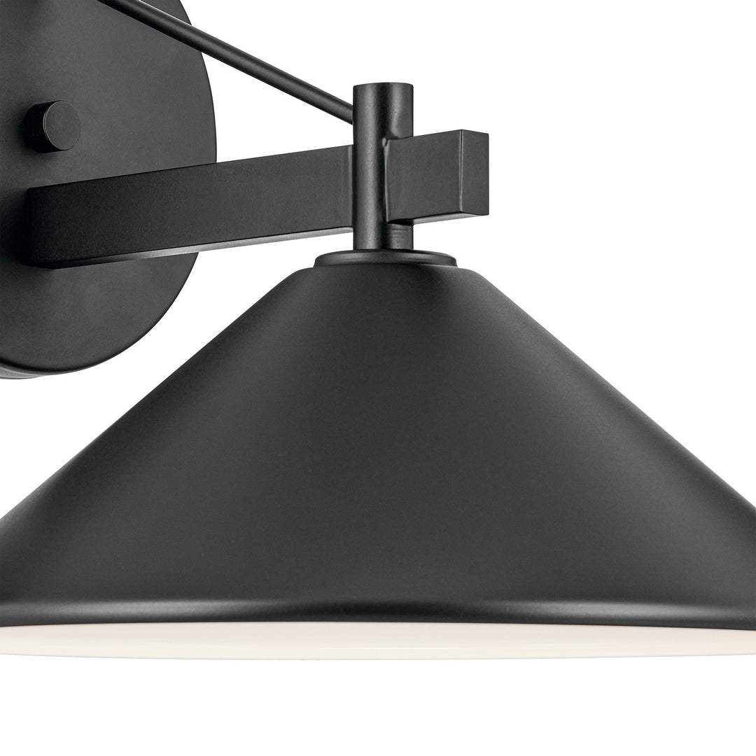 Kichler Canada - 49061BK - One Light Outdoor Wall Mount - Ripley - Black