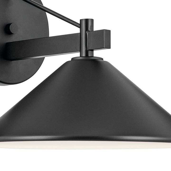 Kichler Canada - 49061BK - One Light Outdoor Wall Mount - Ripley - Black