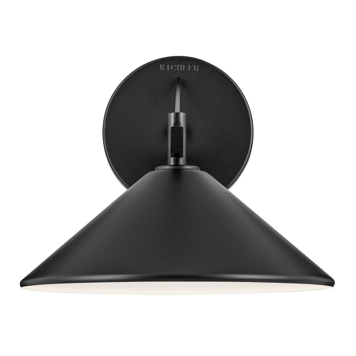 Kichler Canada - 49061BK - One Light Outdoor Wall Mount - Ripley - Black