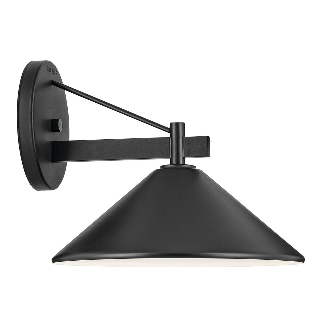 Kichler Canada - 49061BK - One Light Outdoor Wall Mount - Ripley - Black