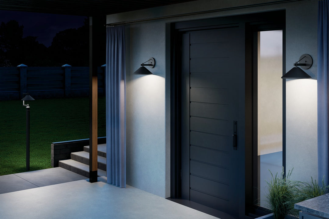 Kichler Canada - 49063BK - One Light Outdoor Post Mount - Ripley - Black