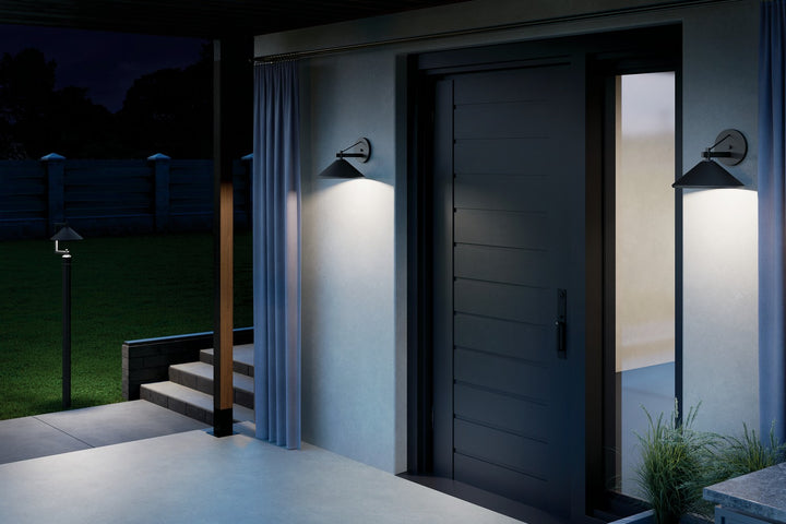Kichler Canada - 49063BK - One Light Outdoor Post Mount - Ripley - Black