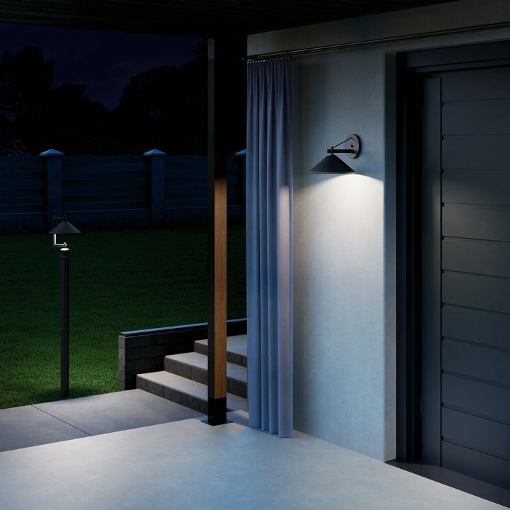 Kichler Canada - 49063BK - One Light Outdoor Post Mount - Ripley - Black