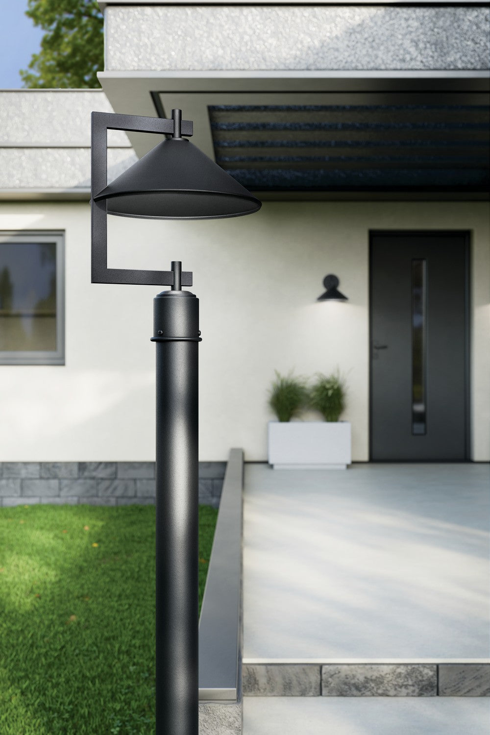Kichler Canada - 49063BK - One Light Outdoor Post Mount - Ripley - Black