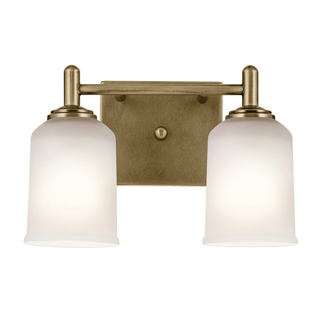 Kichler Canada - 45573NBR - Two Light Bath - Shailene - Natural Brass