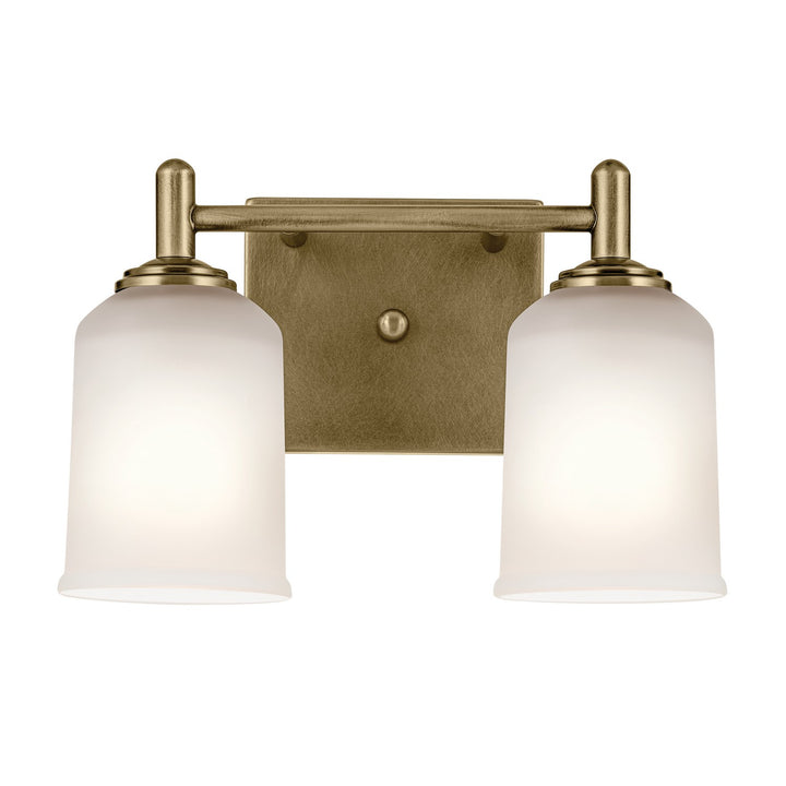 Kichler Canada - 45573NBR - Two Light Bath - Shailene - Natural Brass