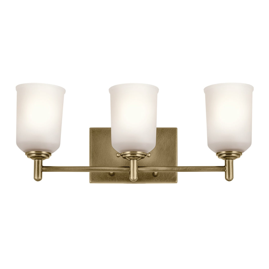 Kichler Canada - 45574NBR - Three Light Bath - Shailene - Natural Brass