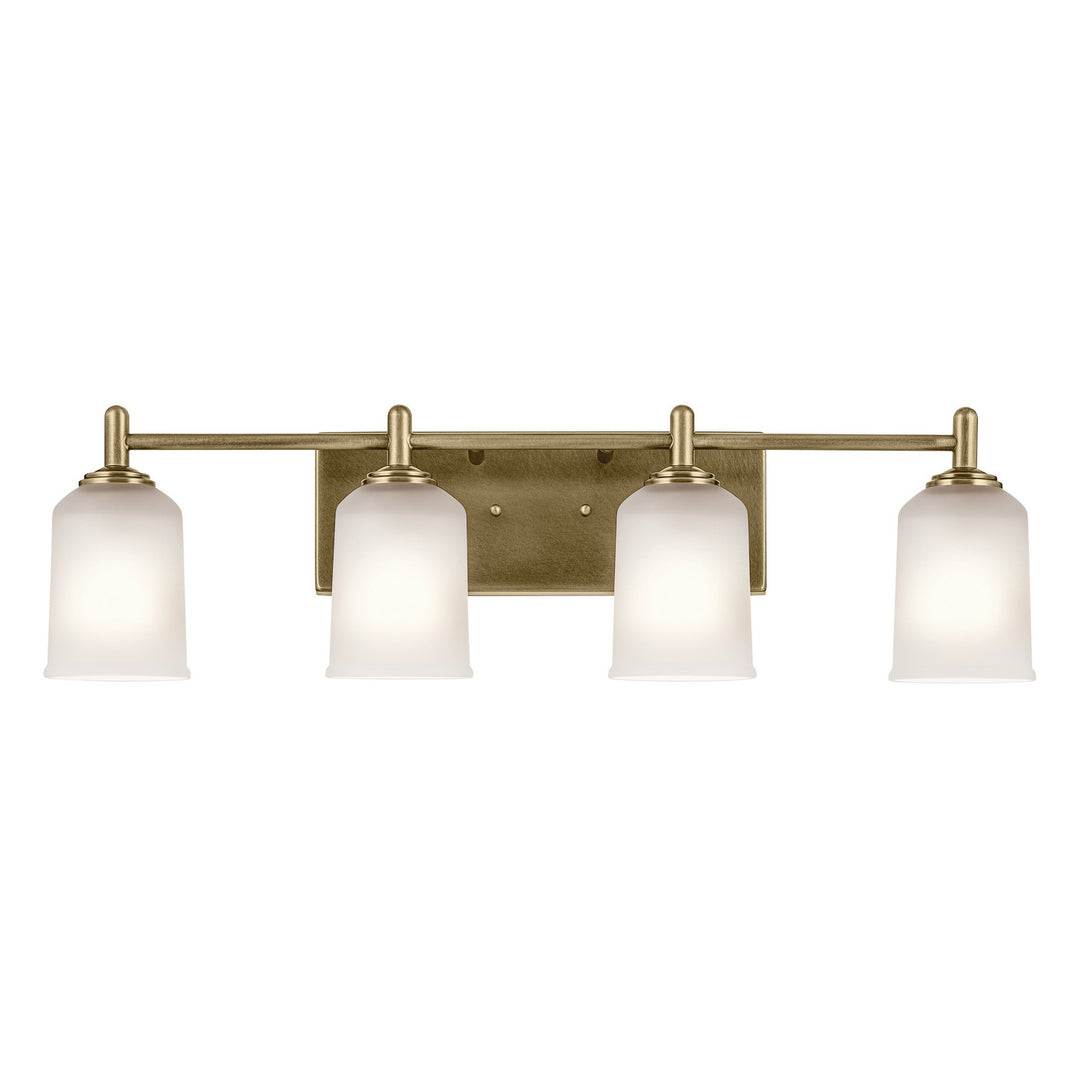 Kichler Canada - 45575NBR - Four Light Bath - Shailene - Natural Brass
