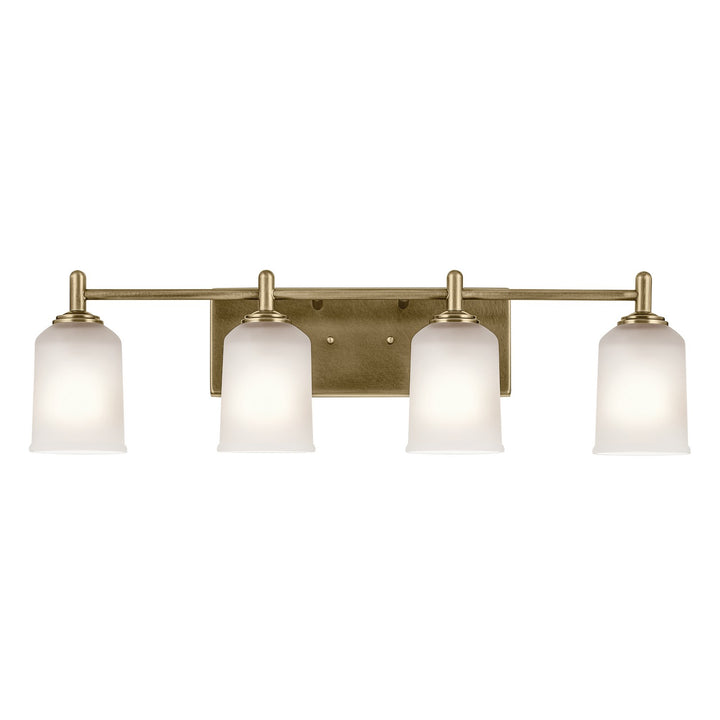 Kichler Canada - 45575NBR - Four Light Bath - Shailene - Natural Brass