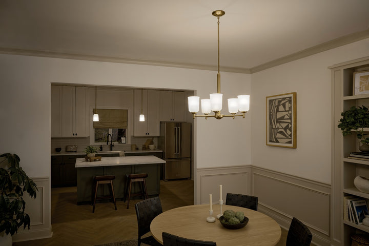 Kichler Canada - 43674NBR - One Light Mini Pendant - Shailene - Natural Brass