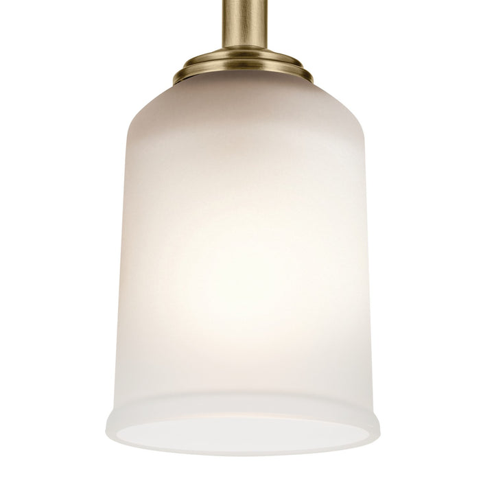Kichler Canada - 43674NBR - One Light Mini Pendant - Shailene - Natural Brass