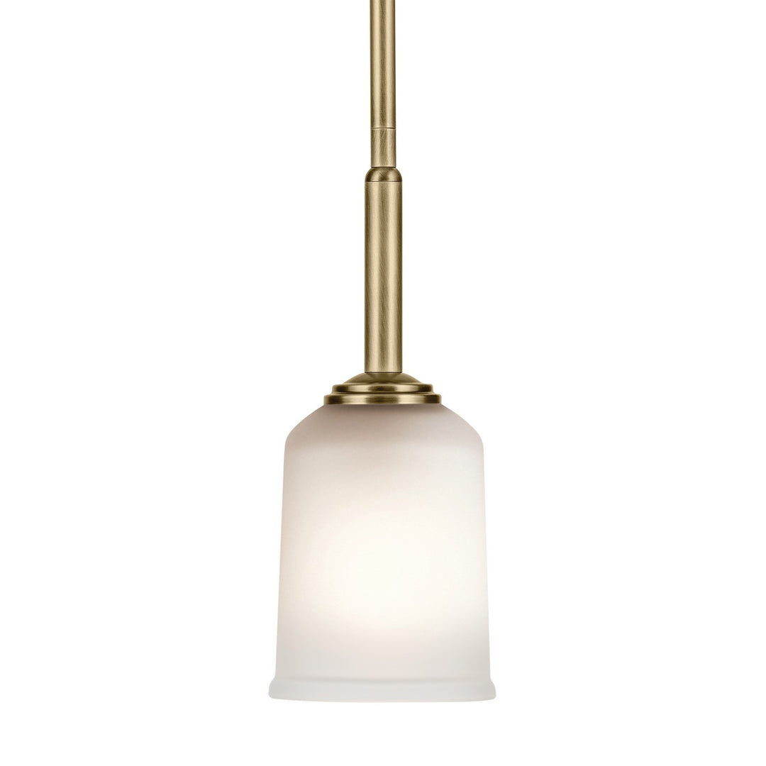 Kichler Canada - 43674NBR - One Light Mini Pendant - Shailene - Natural Brass
