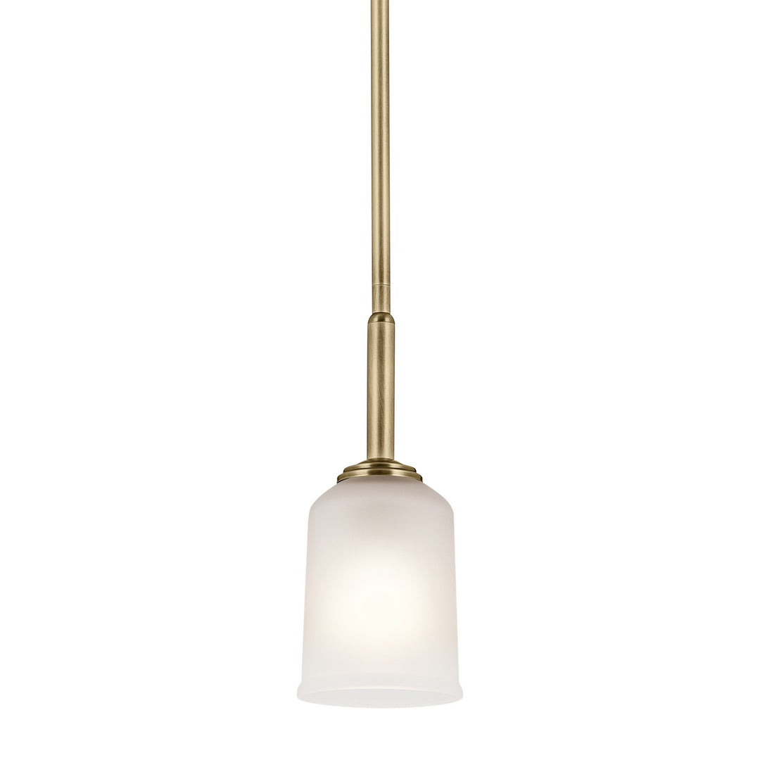 Kichler Canada - 43674NBR - One Light Mini Pendant - Shailene - Natural Brass