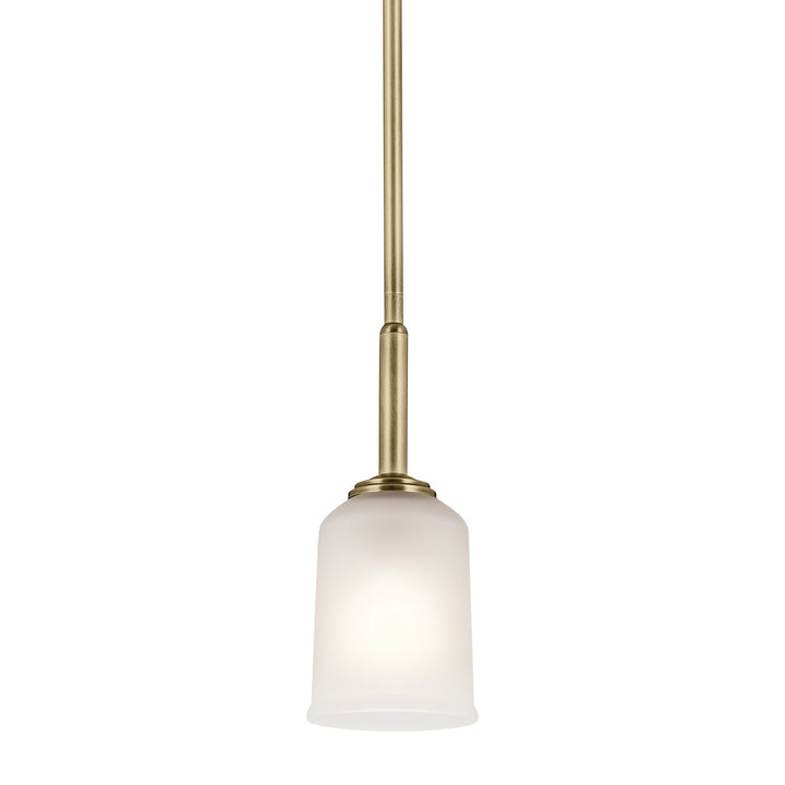 Kichler Canada - 43674NBR - One Light Mini Pendant - Shailene - Natural Brass