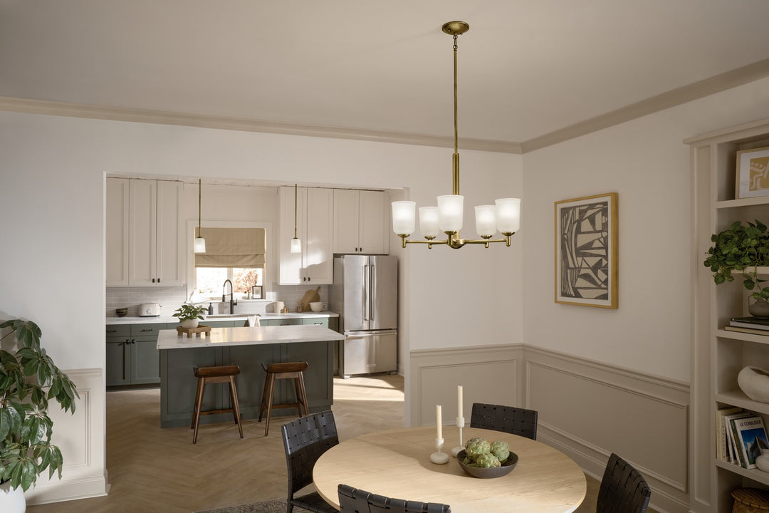 Kichler Canada - 43674NBR - One Light Mini Pendant - Shailene - Natural Brass