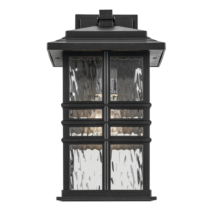 Kichler Canada - 49830BKT - One Light Outdoor Wall Mount - Beacon Square - Textured Black
